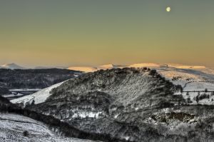Sunrise and Moon From Hordron